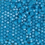 283-040:  5301 3mm bicone  Caribbean Blue Opal 36 pcs 