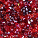 284-MIX-17:  5301 4mm bicone Crystal Red Planet Mix (70 pcs) 