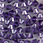 286-340:  5301 6mm bicone  Purple Velvet (36 pcs) 