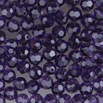 286-830:  6mm fac rnd  Purple Velvet (36 pcs) 