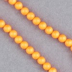 29-0440:  5810 4mm Neon Orange Crystal Pearl 