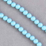 29-0446:  5810 4mm Turquoise Crystal Pearl 