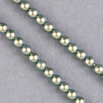 29-0448:  5810 4mm Iridescent Green Crystal Pearl 