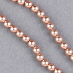 29-0451:  5810 4mm Rose Gold Crystal Pearl 
