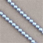 29-0454:  5810 4mm  Iridescent Lt Blue Crystal Pearl 