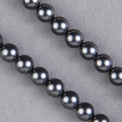 29-0601:  5810 6mm Black Crystal Pearl 