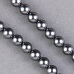 29-0613:  5810 6mm Dark Gray Crystal Pearl 