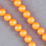 29-0640:  5810 6mm Neon Orange Crystal Pearl 