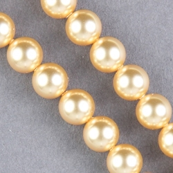 29-0815:  5810 8mm Gold Crystal Pearl 