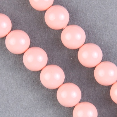 29-0843:  5810 8mm Pink Coral Crystal Pearl 