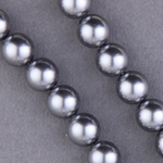 29-0852:  5810 8mm Gray Crystal Pearl 