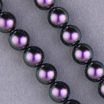 29-0853:  5810 8mm Iridescent Purple Crystal Pearl 
