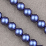 29-0855:  5810 8mm Iridescent Dk Blue Crystal Pearl 