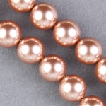 29-1051:  5810 10mm Rose Gold Crystal Pearl 