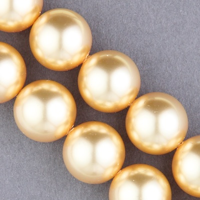 29-1215:  5810 12mm Gold Crystal Pearl 