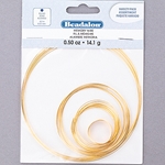 519-005-G: Gold Color Memory Wire Variety Pack 