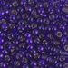 6-1427:  6/0 Dyed Silverlined Dark Violet  Miyuki Seed Bead - 6-1427*