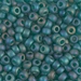 6-147FR:  6/0 Matte Transparent Emerald AB  Miyuki Seed Bead - 6-147FR*