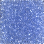 6-159L:  6/0 Transparent Light Cornflower Blue  Miyuki Seed Bead 