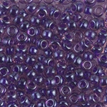 6-1835:  6/0 Dark Violet Lined Amethyst Miyuki Seed Bead 