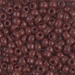 6-419:  6/0 Opaque Red Brown Miyuki Seed Bead 