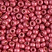 6-4211F:  6/0 Duracoat Galvanized Matte Light Cranberry Miyuki Seed Bead - 6-4211F*