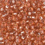 6-4262:  6/0 Duracoat Silverlined Dyed Rose Copper Miyuki Seed Bead 