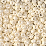 6-594:  6/0 Cream Ceylon  Miyuki Seed Bead 
