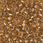 6-971:  6/0 Copper Lined Pale Amber Miyuki Seed Bead 