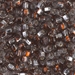 6S-3288:  6/0 Sq Hole Rococo Silverlined Dark Topaz Crystal  Miyuki Seed Bead - 6S-3288*