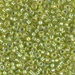 8-1014:  8/0 Silverlined Chartreuse AB Miyuki Seed Bead - 8-1014*