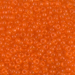 8-138:  8/0 Transparent Orange Miyuki Seed Bead 