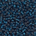 8-1425:  8/0 Dyed Silverlined Blue Zircon  Miyuki Seed Bead - 8-1425*