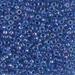 8-1827:  8/0 Sparkling Amethyst Lined Light Blue Miyuki Seed Bead - 8-1827*