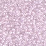8-207:  8/0 Pink Lined Crystal Miyuki Seed Bead 