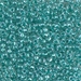 8-2605:  8/0 Sparkling Aqua Green Lined Crystal AB Miyuki Seed Bead approx 250 grams - 8-2605