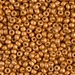 8-4203F:  8/0 Duracoat Galvanized Matte Yellow Gold Miyuki Seed Bead approx 250 grams - 8-4203F