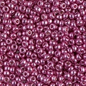 8-4210:  8/0 Duracoat Galvanized Hot Pink Miyuki Seed Bead 