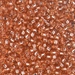 8-4262:  8/0 Duracoat Silverlined Dyed Rose Copper Miyuki Seed Bead approx 250 grams - 8-4262