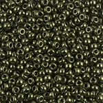 8-459:  8/0 Metallic Olive (Was 726) Miyuki Seed Bead 