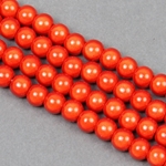 900-015-6:  6mm Miracle Bead Orange 
