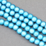 900-018-6:  6mm Miracle Bead Blue 