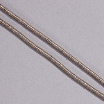AFR-014:  3 x .5mm Antique German Silver Spacer Beads Ethiopia 13-inch strand (approx 390 pcs) 