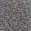 BB-2440:  Transparent Gray Rainbow Luster  Miyuki Berry Bead 