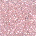 BB-285:  Pale Pink Lined Crystal Miyuki Berry Bead 