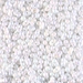 BB-471:  White Pearl AB Miyuki Berry Bead approx 250 grams - BB-471