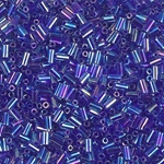BGL1-353:  3mm Miyuki Bugle Bead Cobalt Lined Sapphire AB 