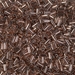 BGL1-974:  3mm Miyuki Bugle Bead Copper Lined Pale Gray - BGL1-974*
