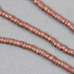 CCA-2-004:  Clay beads approx 3x2mm Burgundy 