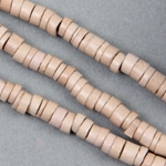 CCC-2-006:  Clay beads approx 4x2mm Gold 
